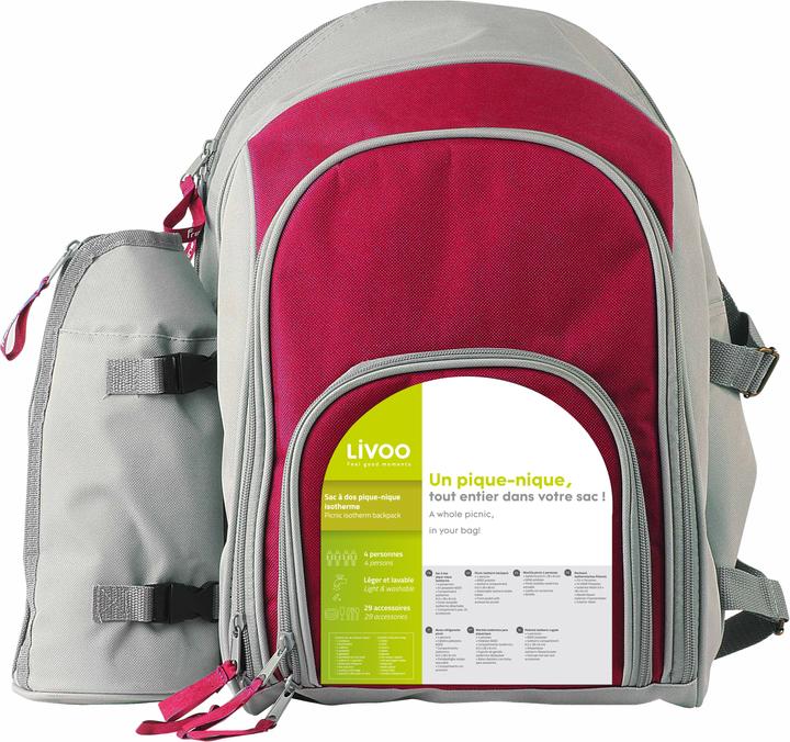 Livoo Picknick-Rucksack, 4 Personen