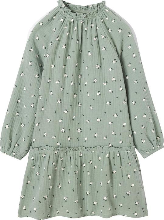 Vertbaudet Geblümtes Mädchen Kleid aus Musselin