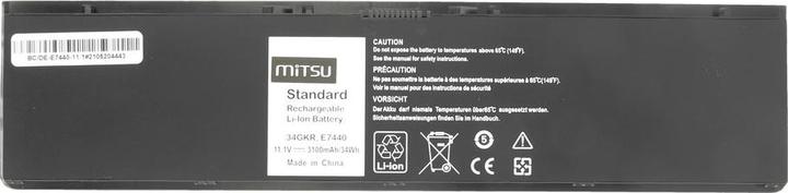 Produktbild Mitsu Akku für Dell Latitude E7440 3100 mAh (34 Wh) 11 1 - 10 8 Volt (3 Zellen, 3400 mAh)