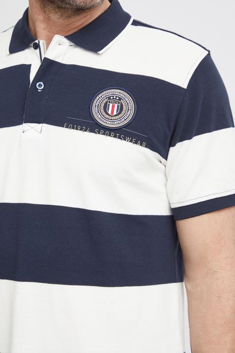 Immagine prodotto FQ1924 FQPeter polo a righe con stemma 21900639 (M)