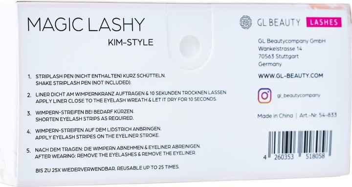 Actual product image GL Beauty Magic Lashy Kim Style (Rolling eyelashes)