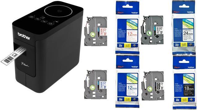 Actual product image Brother PT-P750W Bundle