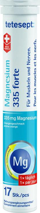 Tetesept Magnesium 335 forte (17 Stück, Brausetablette, 136 g)