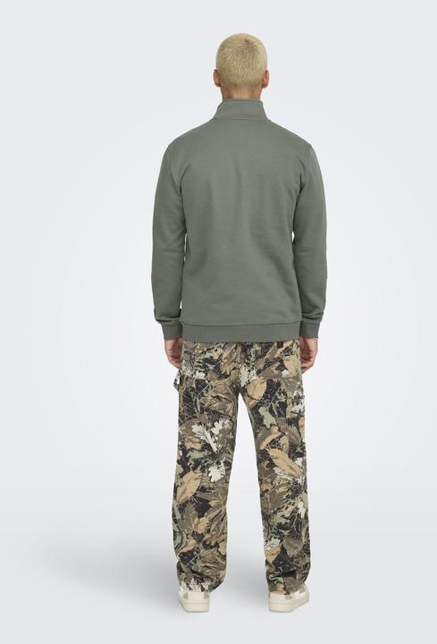 Actual product image Only & Sons Onscurated Reg Half Zip Sweat Noos (M)