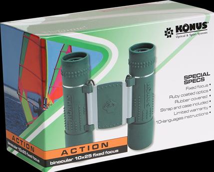Productafbeelding Konus Verrekijker Action 10x25 Fix Focus