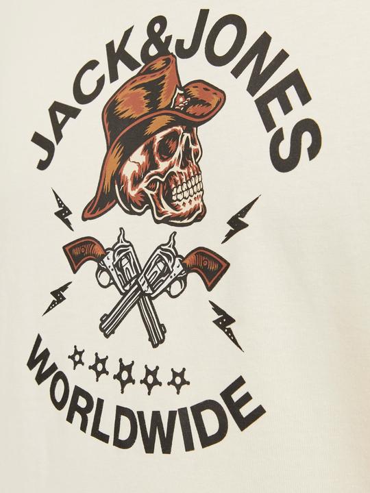 Image du produit Jack & Jones Jorseven Skull Tee Ss Crew Neck Sn (XS)