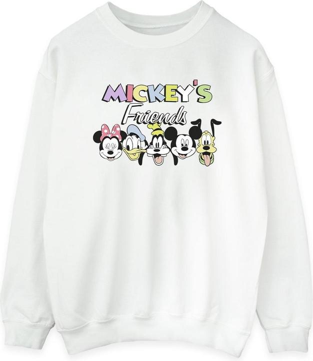 Disney Mickey Mouse And Friends Faces Sweatshirt (S)