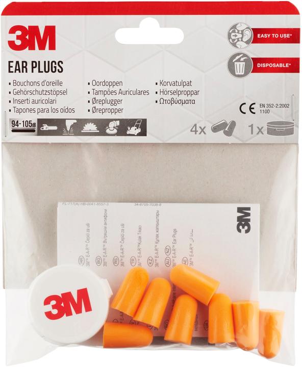 Image du produit 3M Bouchons d'oreille, orange (8 x)