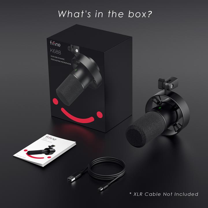 Image du produit Fifine k688 USB studio professional dynamic gaming microphone
