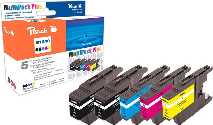 Produktbild Peach LC-1240 Tinten Multipack (M, C, Y, BK)