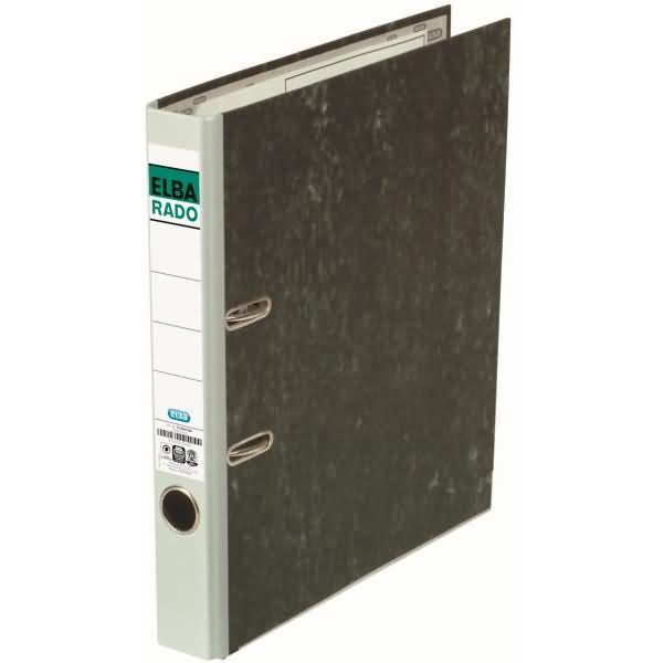Actual product image Elba Folder rado 100022597 DIN A4 50mm cardboard gray (100022597) (A4, 50 mm, 1 Piece)