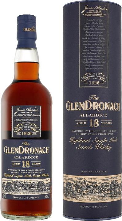 Produktbild Glendronach 18 Years Allardice (Single Malt, Scotch Whisky, 1 x 70 cl)