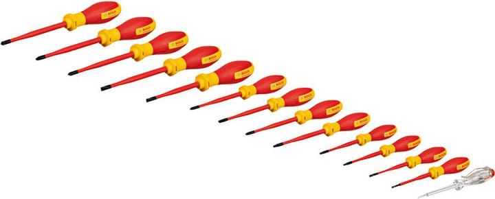 Produktbild Bosch Professional VDE-Schraubendreher-Set (Torx (TX), Pozidriv-Kreuzschlitz (PZ), Schlitzschrauben)
