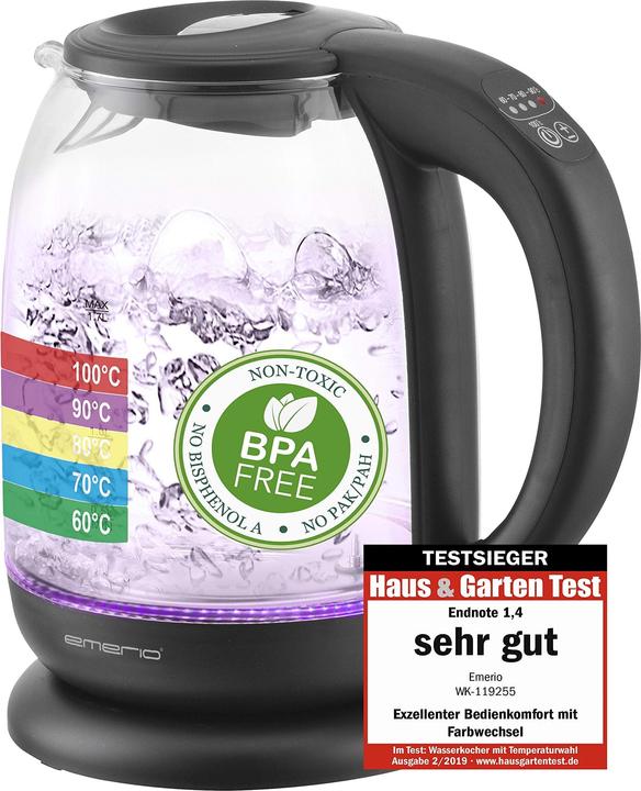 Produktbild Emerio WK 119255 Wasserkocher (1.70 l)