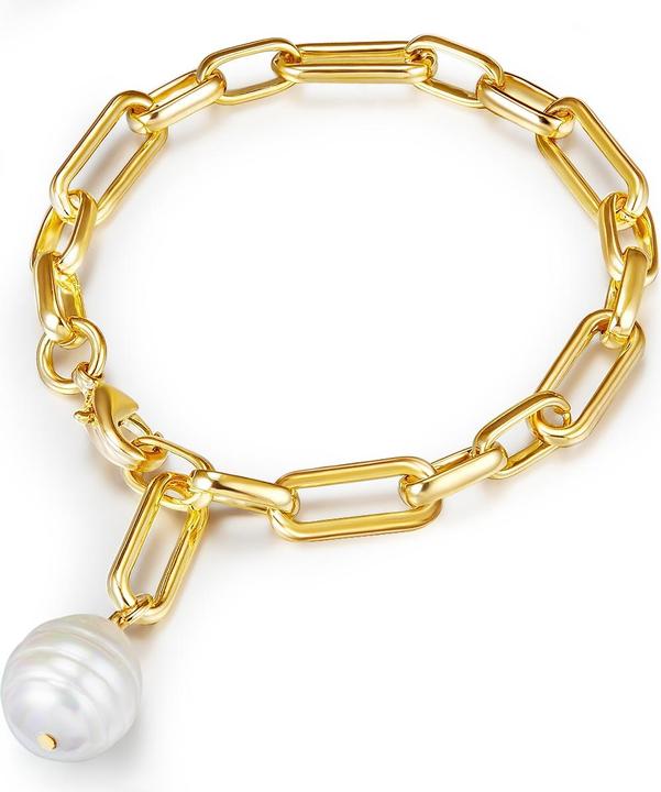 Produktbild Lulu & Jane Damen Metall-Legierung Muschelkernperle gelbgold 21,0 cm - 29399 (21 cm, Metall-Legierung)