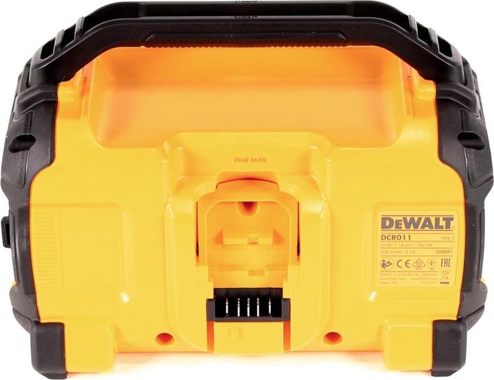 Actual product image DeWalt DCR011-XJ (10 h, Rechargeable battery operated)