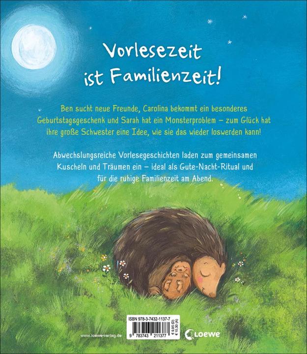Actual product image Zeit zum Vorlesen, Zeit zum Kuscheln - Die schönsten Einschlafgeschichten für gute Träume (German, Loewe reading books, 2021)