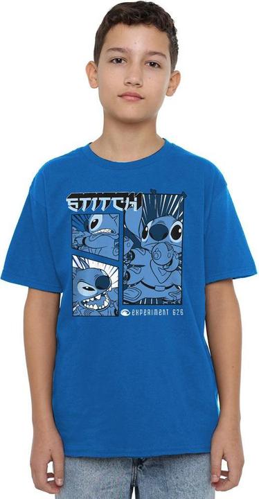 Immagine prodotto Lilo & Stitch Maglietta Cucitura Striscia a Fumetti Bambini (116)