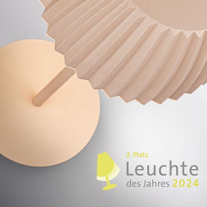 Image du produit Briloner Brilo unplugged RIFFLE Akku Tischleuchte mit Lichtkante - Beige (200 lm)