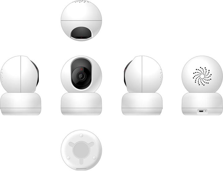 Actual product image Woox R4040 Security Camera IP Security Camera Indoor Spherical Table/Bank (1920 x 1080 Pixels)