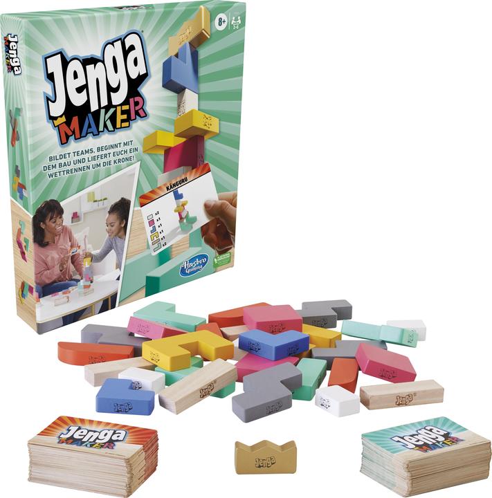 Actual product image Hasbro Gaming Jenga Maker (German)