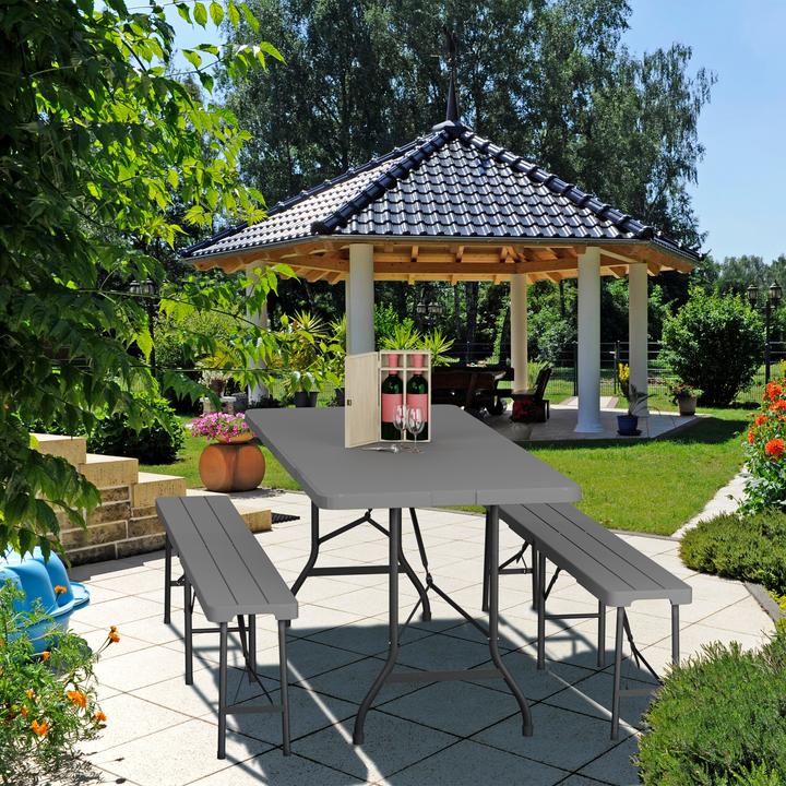 Produktbild Relaxdays Gartentisch (180 cm)