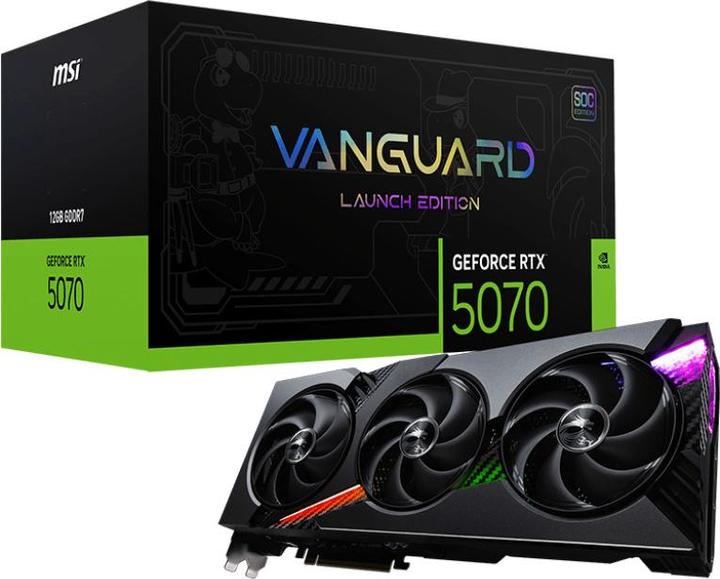 Actual product image MSI GeForce RTX 5070 VANGUARD SOC LAUNCH EDITION (12 GB)