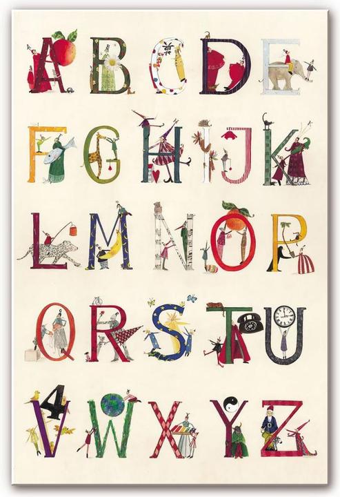 Produktbild Trenddeko Leffler - Das Alphabet (20 x 30 cm)