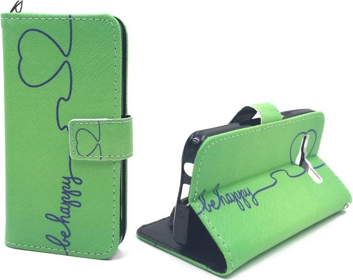 Actual product image König Design Protective Case for Samsung Galaxy A3 Be Happy Green Case Cover + 1 Armour Protection Glass New (Samsung Galaxy A3)
