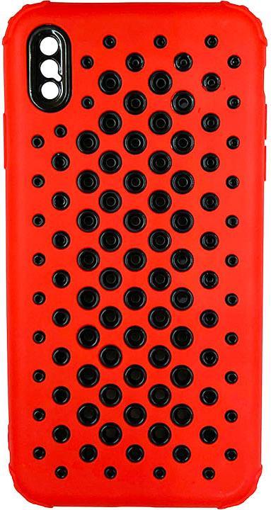 Actual product image RPD iPhone XS Max - Perforated Bumper Schutzcase, Rot (Apple iPhone XS Max)