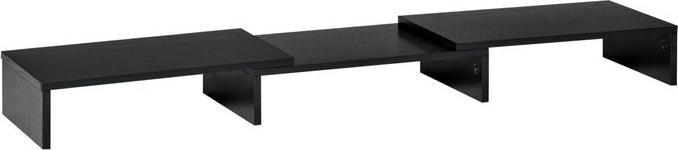Produktbild Swisshandel24 Monitorständer Länge Winkel verstellbar doppelter Bildschirmständer Holzregal Monitorhalter für Bild