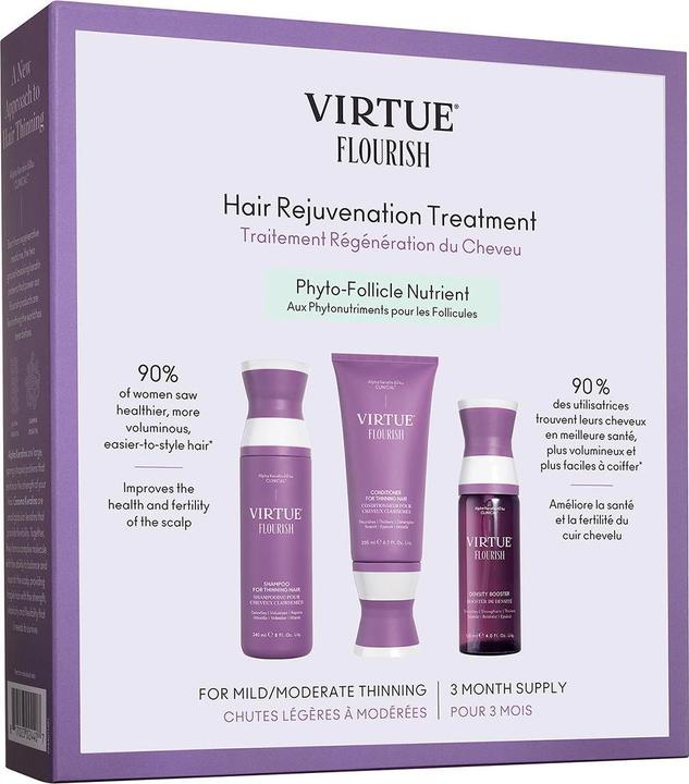 Immagine prodotto Virtue Labs Trattamento di ringiovanimento dei capelli Flourish (Set per la cura dei capelli)