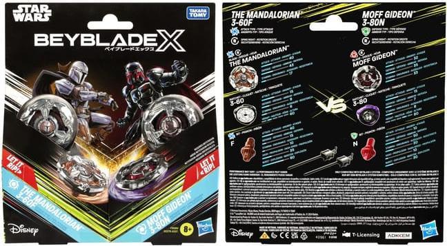 Actual product image Hasbro Beyblade X and Star Wars - Multipack Set