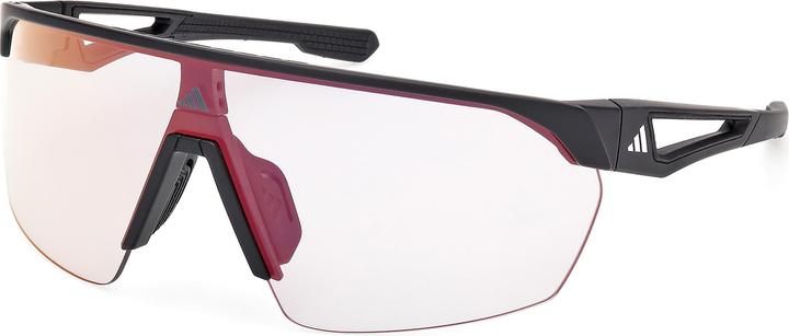 adidas SP0103 Mirror Photochromic Cat: 1-3 (Matte Black, S1-3)