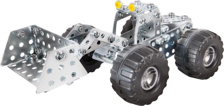 Actual product image Eitech C84 Metal construction set - Wheel loader, model vehicle with 200 parts, construction site vehicle
