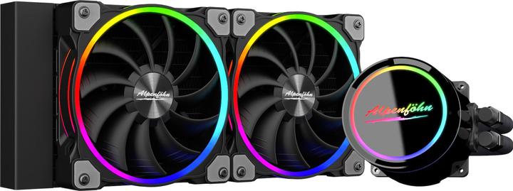 Actual product image Alpenföhn Glacier Water 240 High Speed Complete Water Cooling, ARGB