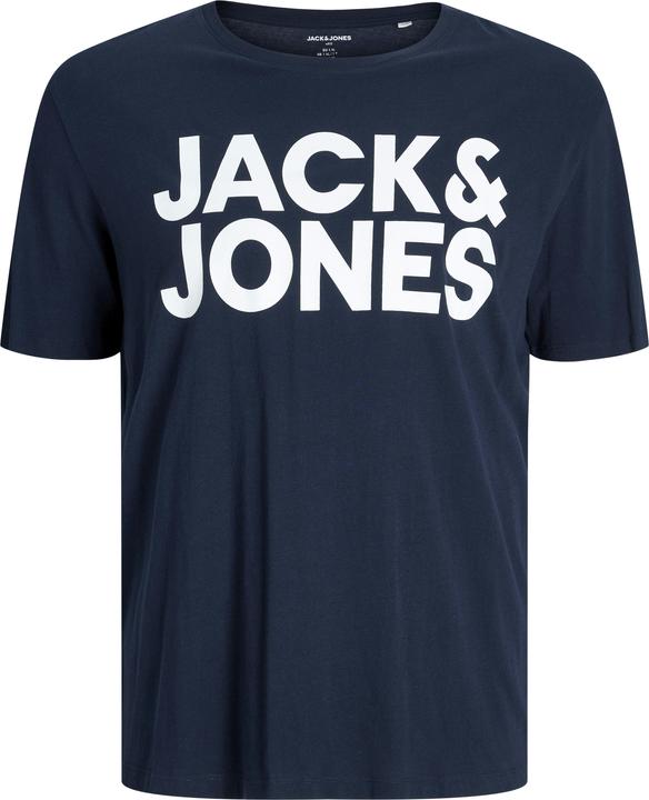Actual product image Jack & Jones Logo print plus size T-shirt (4XL)