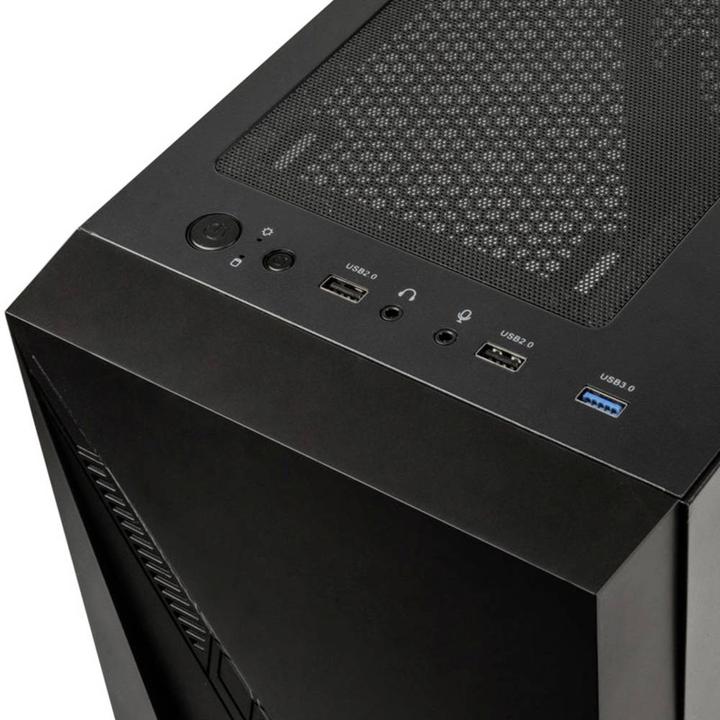 Productafbeelding Kolink Inspire K2 Plus ARGB Micro ATX-kast, gehard glas - zwart (Mini-ITX, mATX)