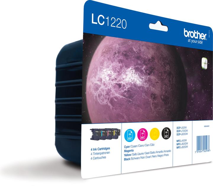 Produktbild Brother LC-1220VALBP Value Pack (M, C, Y, BK)
