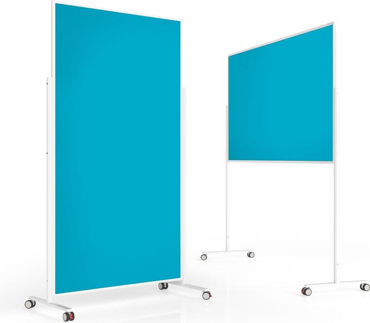 Produktbild Magnetoplan MAGNETOP. Design-Moderatorentafel VP 1181104 Filz, türkis 1000x1800mm (100 x 180 cm)