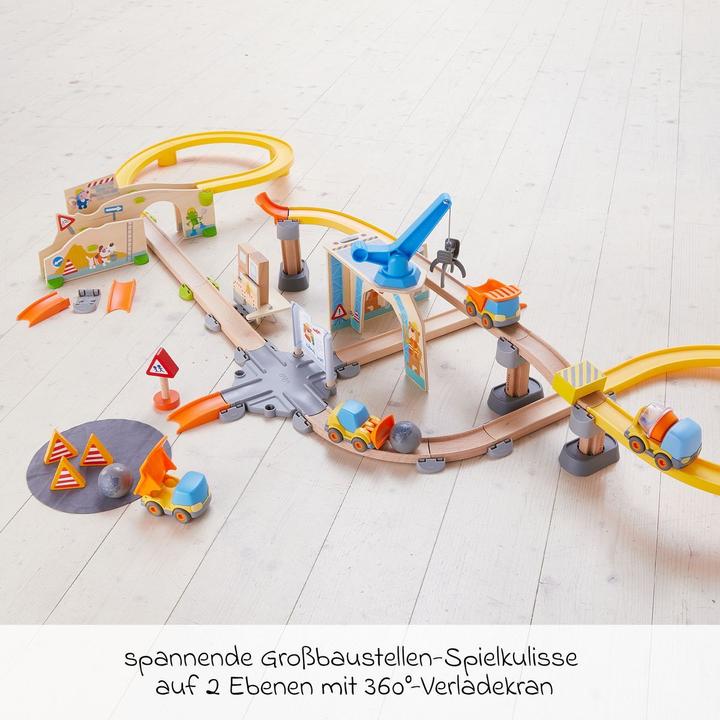 Produktbild Haba Kullerbü Spielbahn Grosse Baustelle **