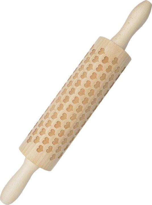 Produktbild Heidi Cheese Line Wallholz mit Herz-Struktur Sand