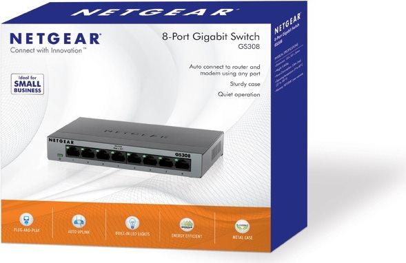Produktbild Netgear Gs308-100pes (8 Ports)