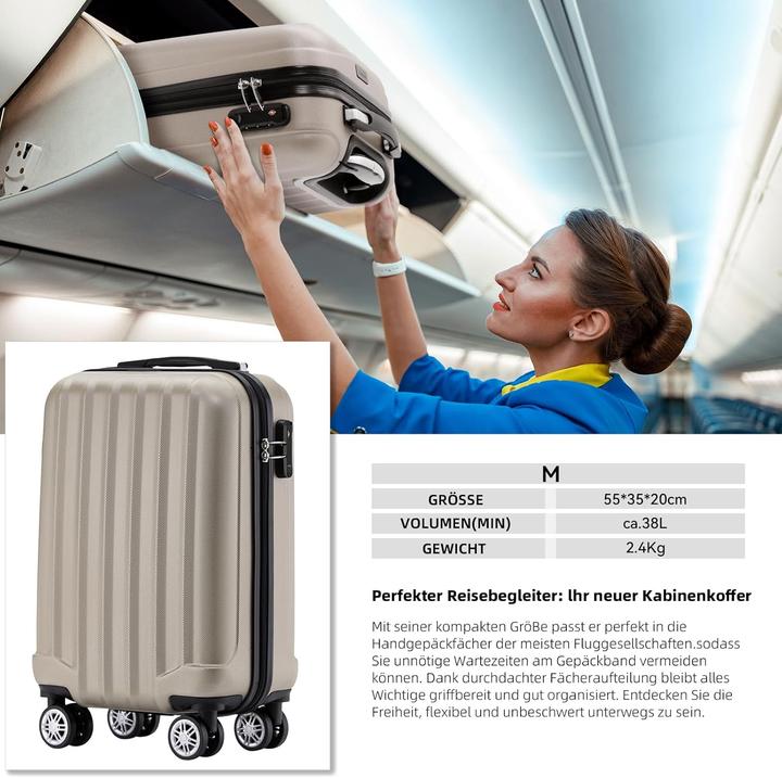 Image du produit Beibye Handgepäckkoffer (45 l, Bagage à main (jusqu'à 50l))
