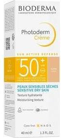 Actual product image Bioderma Photoderm Cream SPF 50+ - Light skin sunscreen - 40ml (Sun cream face, SPF 50, 40 ml, 150 g)