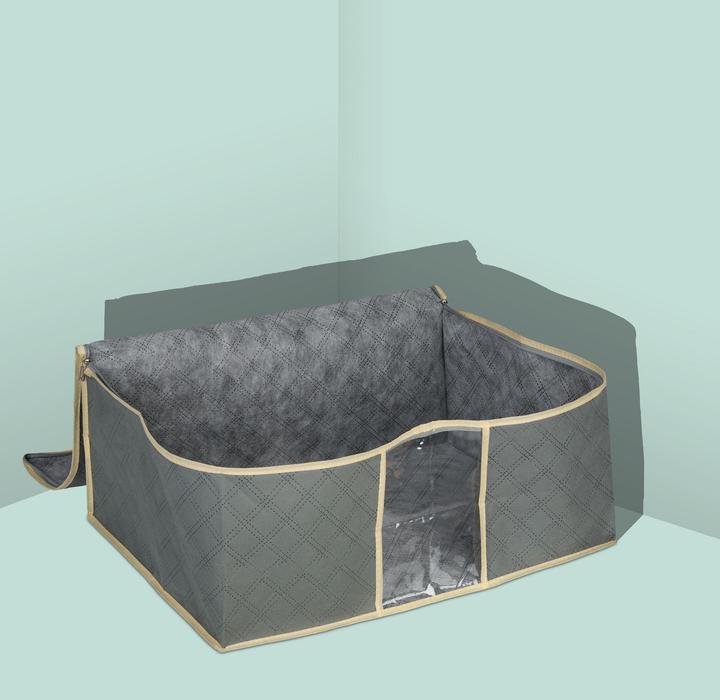 Produktbild Relaxdays 2x Bettdecken-Aufbewahrungstasche (60 x 44 x 25 cm)