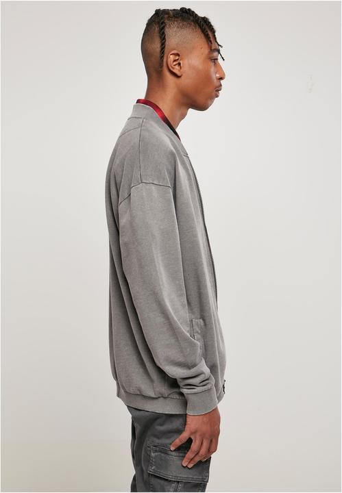 Actual product image Urban Classics Washed Sweat Bomber - 17020 (M)