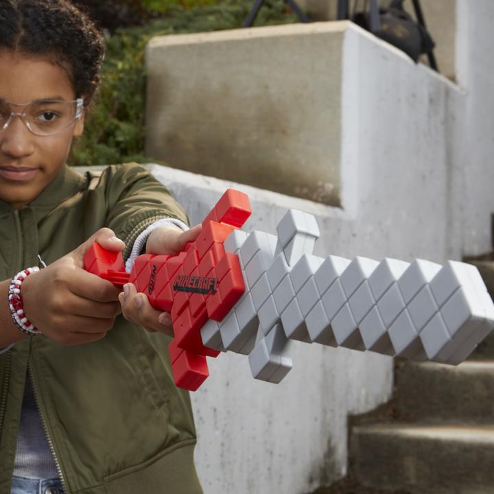 Actual product image Nerf Minecraft Heartstealer Sword