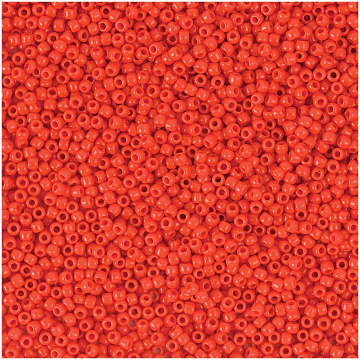 Produktbild Rico Itoshii Bead, orange, opak 2.2 mm, 12 g, Lochung: Ø ca. 1,1 mm