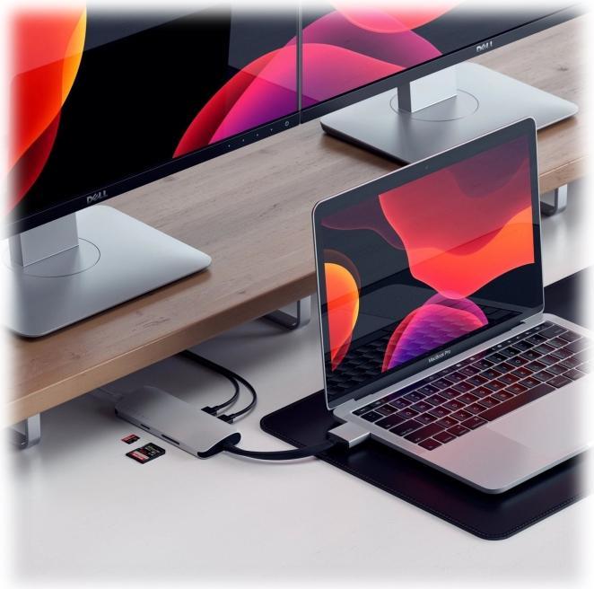Actual product image Satechi St-Tcdmmas (USB-C, 6 Ports)